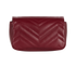 Mini Marmont, &pound;650, Handbags, Burgundy, Leather, Back view